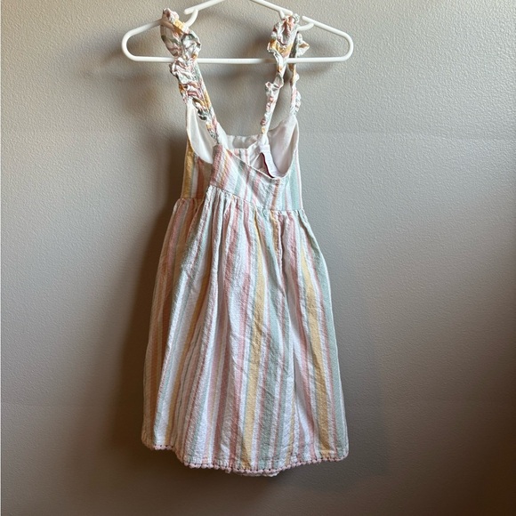 Shabby Chic Girls Striped Dress - Picture 3 of 4